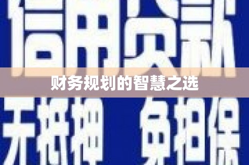 正阳财务规划的智慧之选