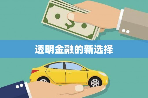 正阳透明金融的新选择
