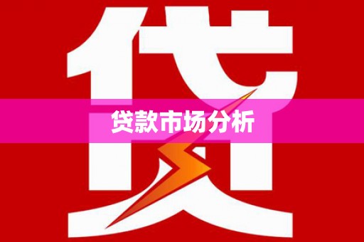 正阳贷款市场分析