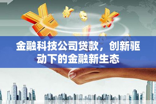 正阳金融科技公司贷款，创新驱动下的金融新生态