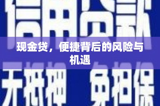 正阳现金贷，便捷背后的风险与机遇