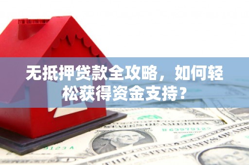正阳无抵押贷款全攻略，如何轻松获得资金支持？