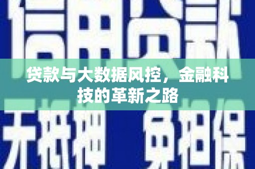 正阳贷款与大数据风控，金融科技的革新之路