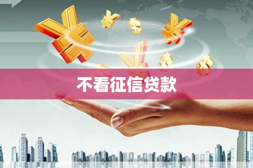 正阳不看征信贷款