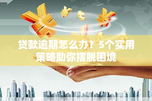 正阳贷款逾期怎么办？5个实用策略助你摆脱困境