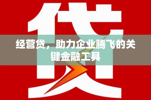 正阳经营贷，助力企业腾飞的关键金融工具