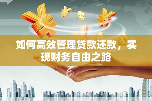 正阳如何高效管理贷款还款，实现财务自由之路