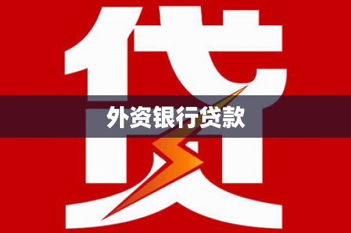 正阳外资银行贷款