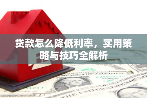 正阳贷款怎么降低利率，实用策略与技巧全解析