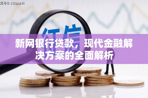 正阳新网银行贷款，现代金融解决方案的全面解析