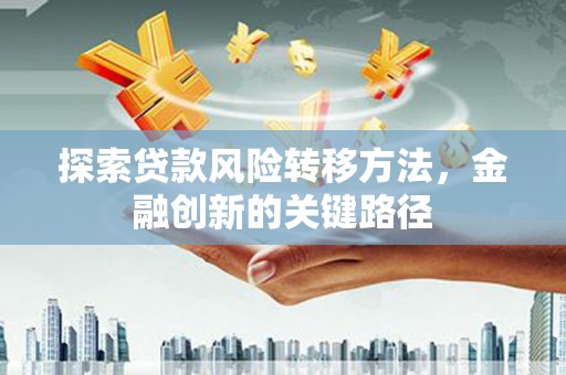 正阳探索贷款风险转移方法，金融创新的关键路径
