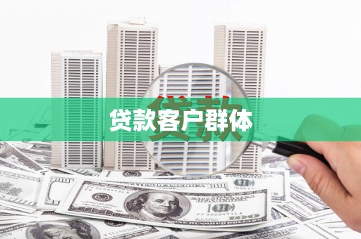 正阳贷款客户群体