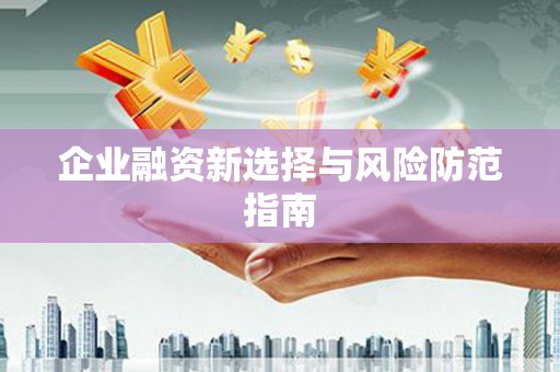 正阳企业融资新选择与风险防范指南
