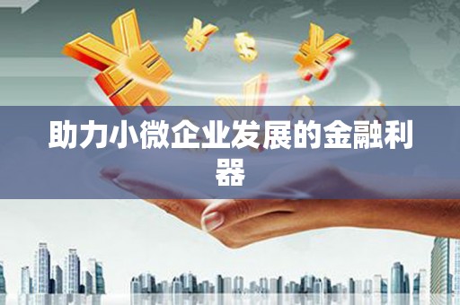 正阳助力小微企业发展的金融利器
