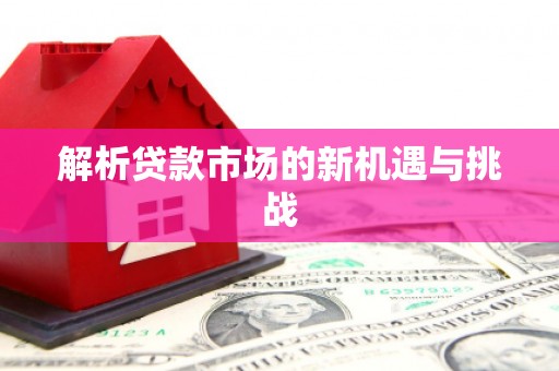 正阳解析贷款市场的新机遇与挑战