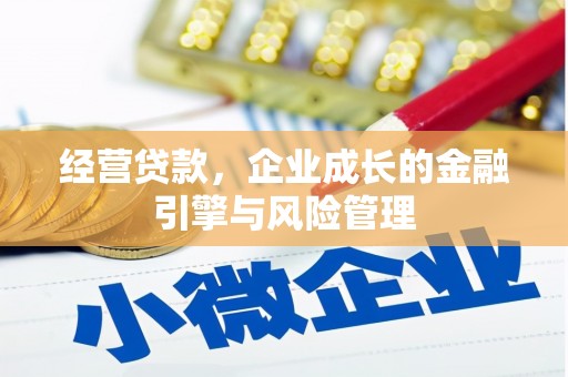 正阳经营贷款，企业成长的金融引擎与风险管理
